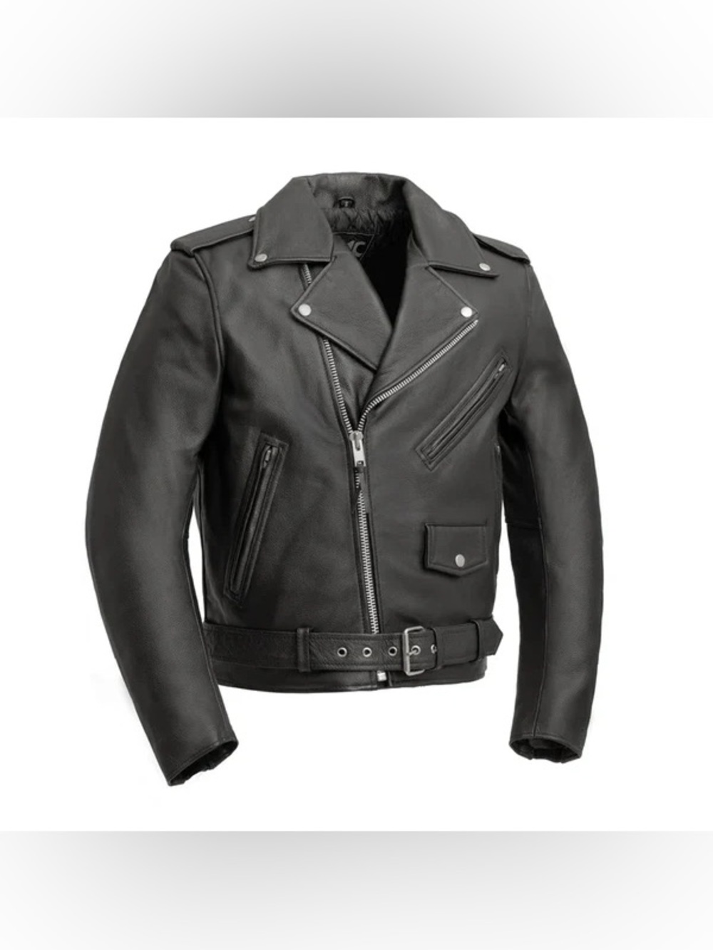 Frontier Flow Men's Motorcycle Leather Jacket